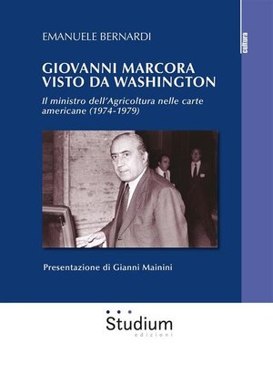 cover image of Giovanni Marcora visto da Washington